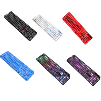 Retro Round Key Button Gaming Keyboard USB Wired 104 Keys Waterproof Anti-ghosting Keyboard
Retro Round Key Button Gaming Keyboard USB Wired 104 Keys Waterproof Anti-ghosting Keyboard