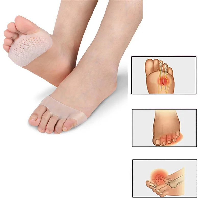 1Pair Silicone Soft Pads High Heel Shoes Slip Resistant Protect Pain Relief Foot Care Forefoot Half Yard Invisible Gel Insoles 
1Pair Silicone Soft Pads High Heel Shoes Slip Resistant Protect Pain Relief Foot Care Forefoot Half Yard Invisible Gel Insoles