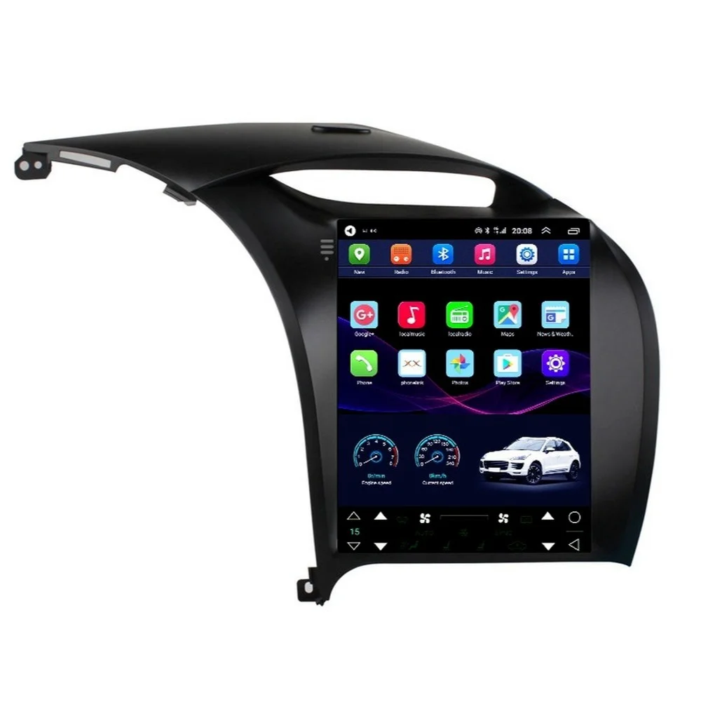 Автомобильный мультимедийный плеер Android в стиле Tesla с GPS-навигацией Bluetooth Wi-Fi для KIA