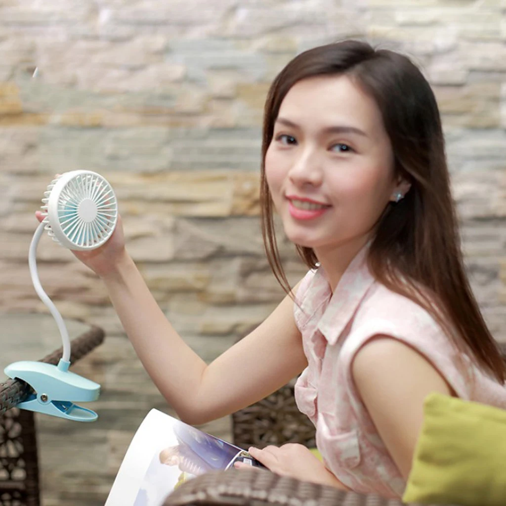 Summer USB Flexible Clip-On Fan Home/Office Desktop Table Mini Personal Fans Summer USB Flexible Clip-On Fan Home/Office Desktop Table Mini Personal Fans