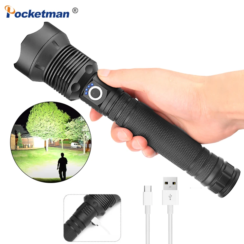 Most powerful Flashlight usb Rechargeable linterna Zoomable led torch 18650 or 26650 battery lanterna led Best Camping, Outdoor
Most powerful Flashlight usb Rechargeable linterna Zoomable led torch 18650 or 26650 battery lanterna led Best Camping, Outdoor