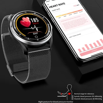 MX9 Smart Watch Blood Pressure ECG + PPG IP67 Waterproof Heart Rate Blood Pressure Monitor Multi-languages Smartwatch For Men
MX9 Smart Watch Blood Pressure ECG + PPG IP67 Waterproof Heart Rate Blood Pressure Monitor Multi-languages Smartwatch For Men