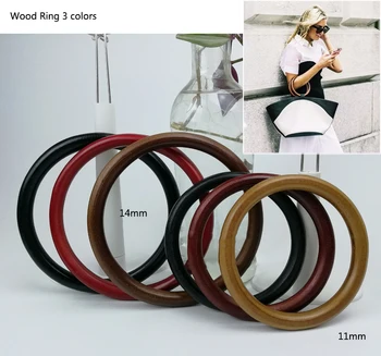 1 Pair Deepeel 11/14cm Wood Ring DIY Bag Handle Accessories Wooden Bag Frame Closure Round Hand-pull Wooden Purse Frame 3 Colors
1 Pair Deepeel 11/14cm Wood Ring DIY Bag Handle Accessories Wooden Bag Frame Closure Round Hand-pull Wooden Purse Frame 3 Colors