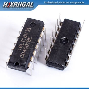 1PCS CD4001BE DIP14 CD4001 DIP