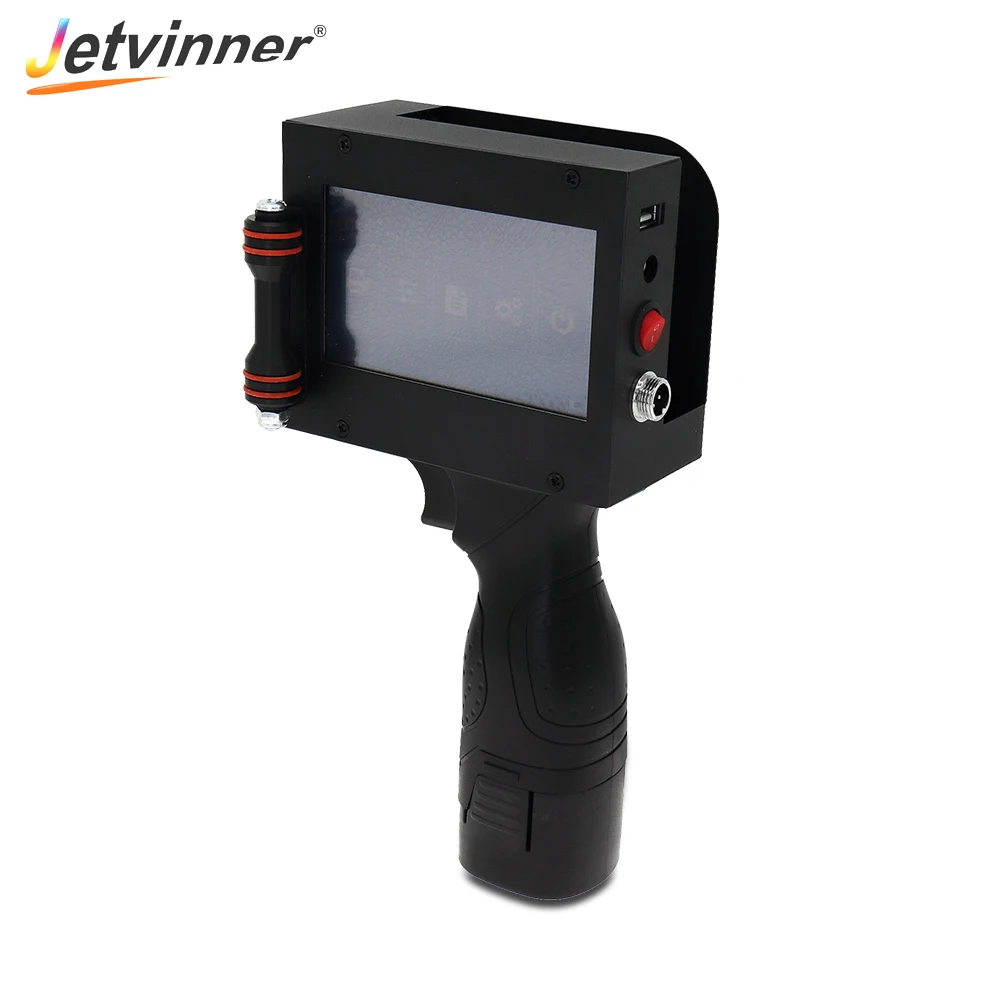 Jetvinner Handheld Printers Portable Inkjet Printer for QR Code/ Bar Code/ Date/ Number/ Letter for Plastic/ Metal/ Food Packing
Jetvinner Handheld Printers Portable Inkjet Printer for QR Code/ Bar Code/ Date/ Number/ Letter for Plastic/ Metal/ Food Packing