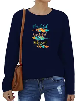 Spring and Autumn Fashion Leisure Loose Long Sleeve Round Neck Printed Sport Woman Tshirt
Spring and Autumn Fashion Leisure Loose Long Sleeve Round Neck Printed Sport Woman Tshirt