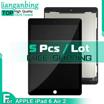 5pcs/Lot 100% AAA+ Grade LCD For Apple iPad 6 Air 2 A1567 A1566 LCD Display Touch Screen Digitizer Assembly Replacement
5pcs/Lot 100% AAA+ Grade LCD For Apple iPad 6 Air 2 A1567 A1566 LCD Display Touch Screen Digitizer Assembly Replacement