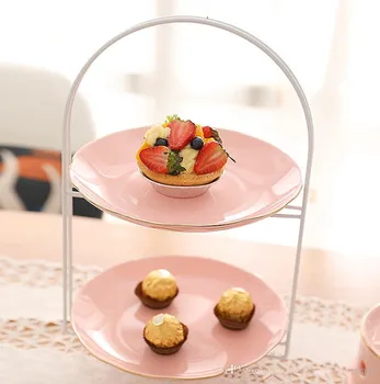 Ceramic Multi-Tier Cake Fruit Plate Tray Stand Holder Centre Handle Fittings European Fruit Sweet Plate
Ceramic Multi-Tier Cake Fruit Plate Tray Stand Holder Centre Handle Fittings European Fruit Sweet Plate
