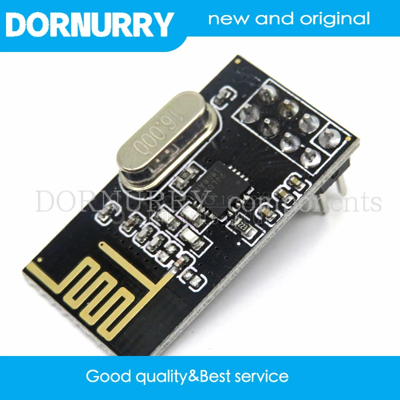 1pcs NRF24L01 NRF24L01+ Wireless Module 2.4G Wireless Communication Module Upgrade Module new DORNURRY
1pcs NRF24L01 NRF24L01+ Wireless Module 2.4G Wireless Communication Module Upgrade Module new DORNURRY