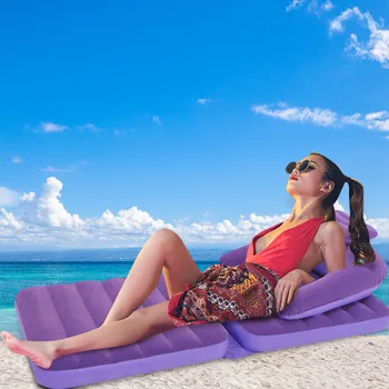 Multi Function Back Rest Pillow Sofa Bed Portable Inflatable Lounger Air Sofa for Backyard Beach Traveling Camping Picnic
Multi Function Back Rest Pillow Sofa Bed Portable Inflatable Lounger Air Sofa for Backyard Beach Traveling Camping Picnic