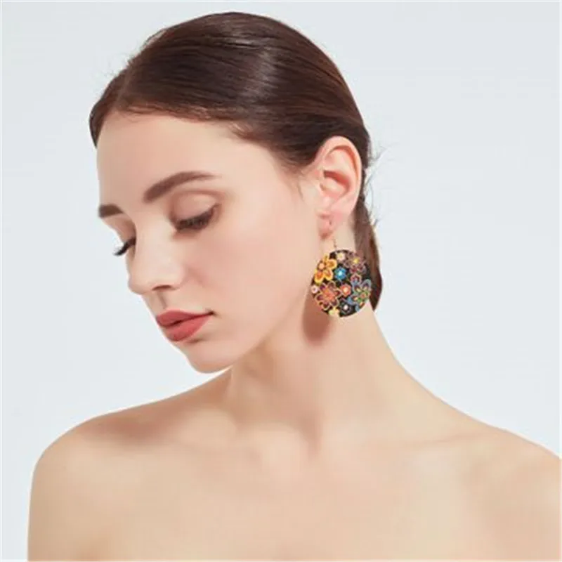 Exaggeration Flowers Geometric Round Earrings For Women Popular Ethnic Oil Eardrop Earrings For Women Ethnic Eardrop Earring New
Exaggeration Flowers Geometric Round Earrings For Women Popular Ethnic Oil Eardrop Earrings For Women Ethnic Eardrop Earring New