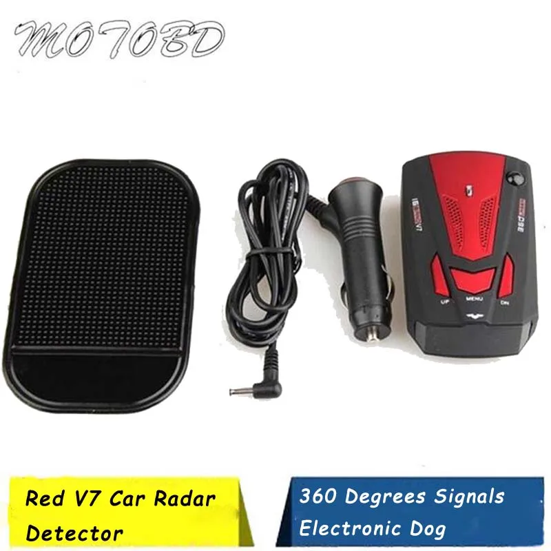 Free Ship Support Russian / English Speaker V7 Car Radar Detector for Car Speed Testing with 360 Degrees Signals Electronic Dog
Free Ship Support Russian / English Speaker V7 Car Radar Detector for Car Speed Testing with 360 Degrees Signals Electronic Dog