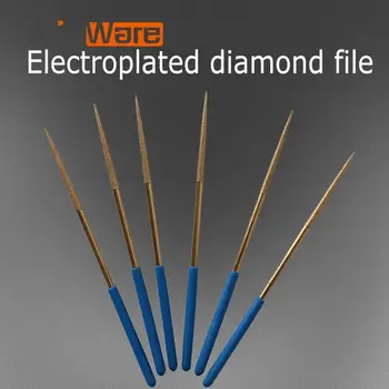 140/160/180mm Titanium Plating Diamond Mini Needle File Set for Ceramic Glass Gem Stone Hobbies and Crafts 10Pcs/Set
140/160/180mm Titanium Plating Diamond Mini Needle File Set for Ceramic Glass Gem Stone Hobbies and Crafts 10Pcs/Set