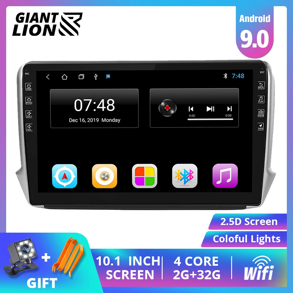 2 Din Android 9.0 Car DVD Player Radio Multimedia Autoradio Stereo GPS IPS Wifi Navigation Car Audio For Peugeot 2008 2014-2018
2 Din Android 9.0 Car DVD Player Radio Multimedia Autoradio Stereo GPS IPS Wifi Navigation Car Audio For Peugeot 2008 2014-2018