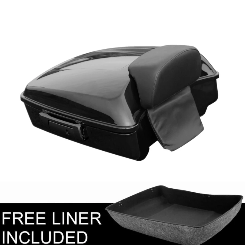 Motorcycle Chopped Tour Pak Pack Trunk & Backrest Pad For Harley Touring Road King Street Glide Road Glide 2014-2019
Motorcycle Chopped Tour Pak Pack Trunk & Backrest Pad For Harley Touring Road King Street Glide Road Glide 2014-2019