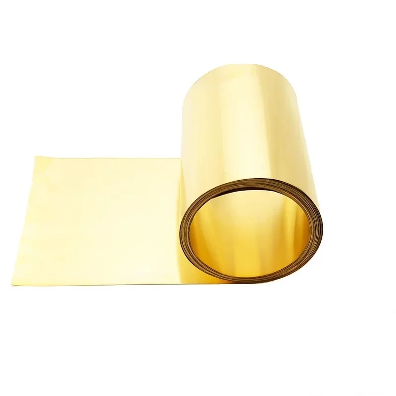 Thick 0.1/0.2/0.3/0.5MM*Width 30mm 1Meter/Roll Thin Brass Sheet Strip Gold Film Wire Brass Foil Plate Jewelry Making DIY
Thick 0.1/0.2/0.3/0.5MM*Width 30mm 1Meter/Roll Thin Brass Sheet Strip Gold Film Wire Brass Foil Plate Jewelry Making DIY