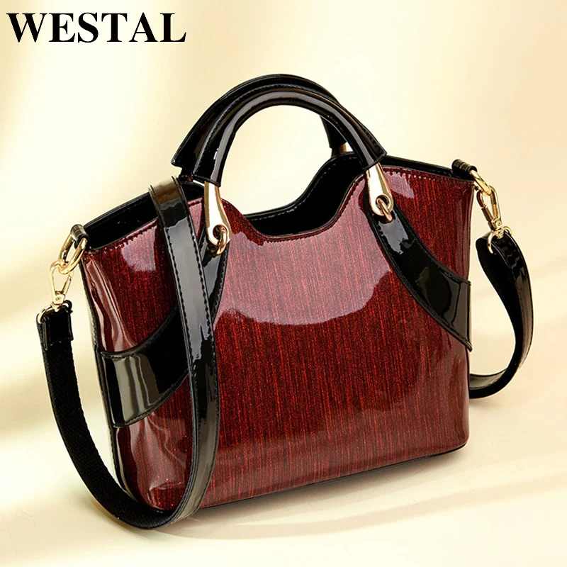 Фото WESTAL women's shoulder bag for women luxury handbags bags designer hand small handbag crossbody/messenger female | Багаж и сумки