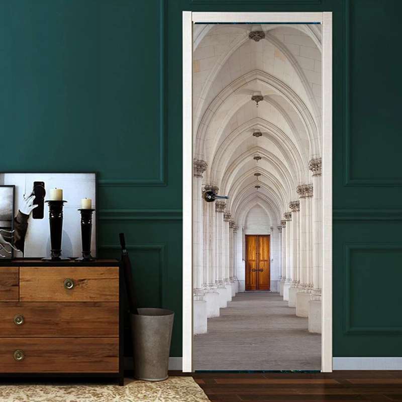 Creative Wooden Door Wall Sticker Living Room Kitchen PVC Self-Adhesive Waterproof Sticker On The Doors Wallpaper
Creative Wooden Door Wall Sticker Living Room Kitchen PVC Self-Adhesive Waterproof Sticker On The Doors Wallpaper