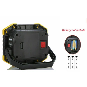 2 Modes Worklight Rechargeable Flashlight Camping Spotlight Safety Floodlight
2 Modes Worklight Rechargeable Flashlight Camping Spotlight Safety Floodlight