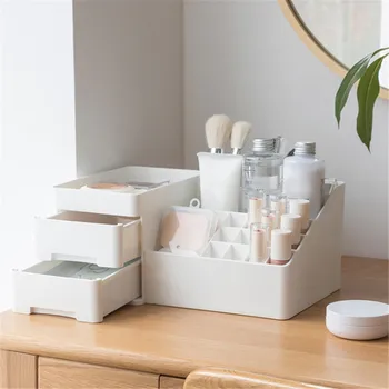 1pc large makeup organizer box Cosmetics Lipstick Storage and fashion Shelf Desk Storage Box female necessity makeup organizer 
1pc large makeup organizer box Cosmetics Lipstick Storage and fashion Shelf Desk Storage Box female necessity makeup organizer