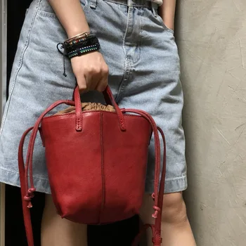 Retro Autumn and Winter National Style Drawstring Bucket Bag Skeleton-Skin Women's Bag Casual Messenger Bag Small Bag
Retro Autumn and Winter National Style Drawstring Bucket Bag Skeleton-Skin Women's Bag Casual Messenger Bag Small Bag