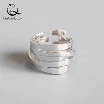 New Fashion Jewelr Atmosphere Creative Spring 925 Sterling Silver Glossy Multi-layer Winding Irregular Opening Rings R509
New Fashion Jewelr Atmosphere Creative Spring 925 Sterling Silver Glossy Multi-layer Winding Irregular Opening Rings R509
