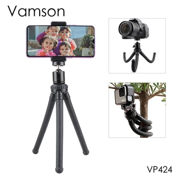 Vamson for Go Pro hero 7 6 5 Octopus Tripod Flexible Portable Tripod Bracket Monopod Selfie Stick For iPhone DSLR Camera VP424
Vamson for Go Pro hero 7 6 5 Octopus Tripod Flexible Portable Tripod Bracket Monopod Selfie Stick For iPhone DSLR Camera VP424