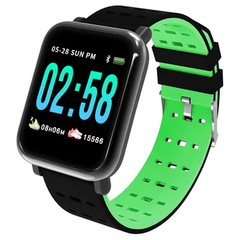 A6 Smart Watch Wearable Device IP67 Waterproof Bluetooth Pedometer Heart Rate Monitor Color Display SmartWatch for Android/IOS
A6 Smart Watch Wearable Device IP67 Waterproof Bluetooth Pedometer Heart Rate Monitor Color Display SmartWatch for Android/IOS