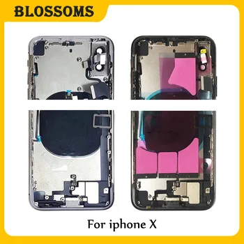 High quality For iphone X XR XS XSMax Back Middle Frame Chassis Full Housing Assembly Battery Cover Door Rear With Flex Cable
High quality For iphone X XR XS XSMax Back Middle Frame Chassis Full Housing Assembly Battery Cover Door Rear With Flex Cable