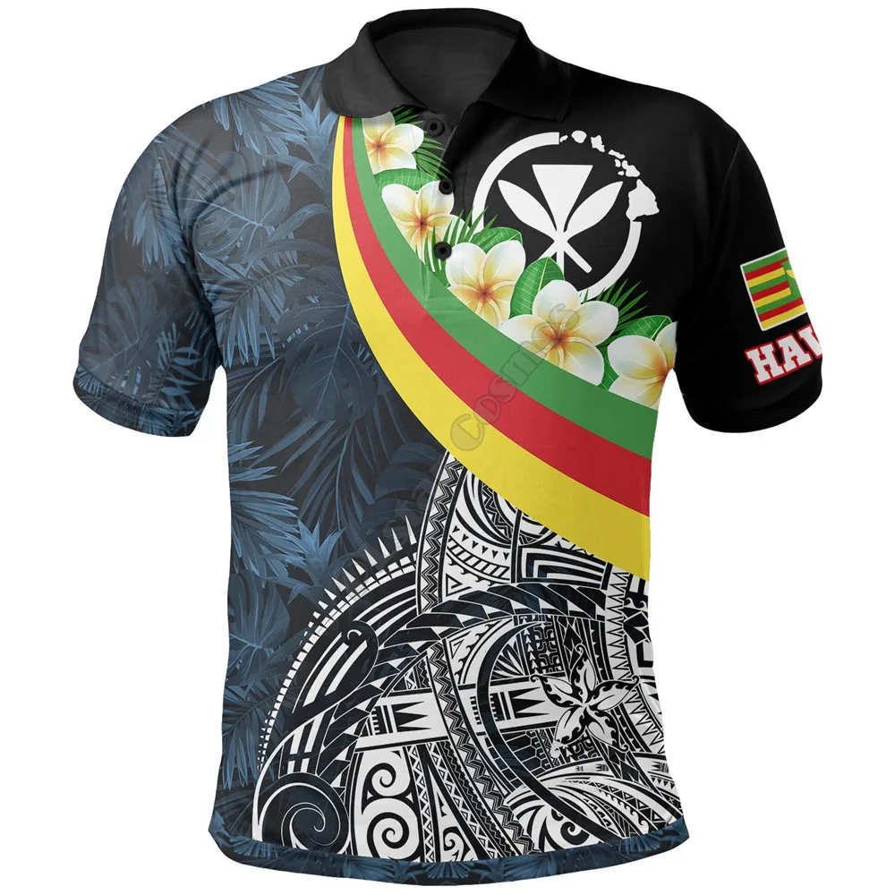 Polynesian Hawaii Polo Shirt Kanaka Maoli With Plumeria Style 3D Printed Polo Shirt Men Women Short Sleeve Summer T-shirt 01
Polynesian Hawaii Polo Shirt Kanaka Maoli With Plumeria Style 3D Printed Polo Shirt Men Women Short Sleeve Summer T-shirt 01