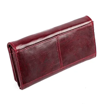 New Long Zip Leather Women's Wallet Casual Retro Full-grain Leather Women Bag 
New Long Zip Leather Women's Wallet Casual Retro Full-grain Leather Women Bag