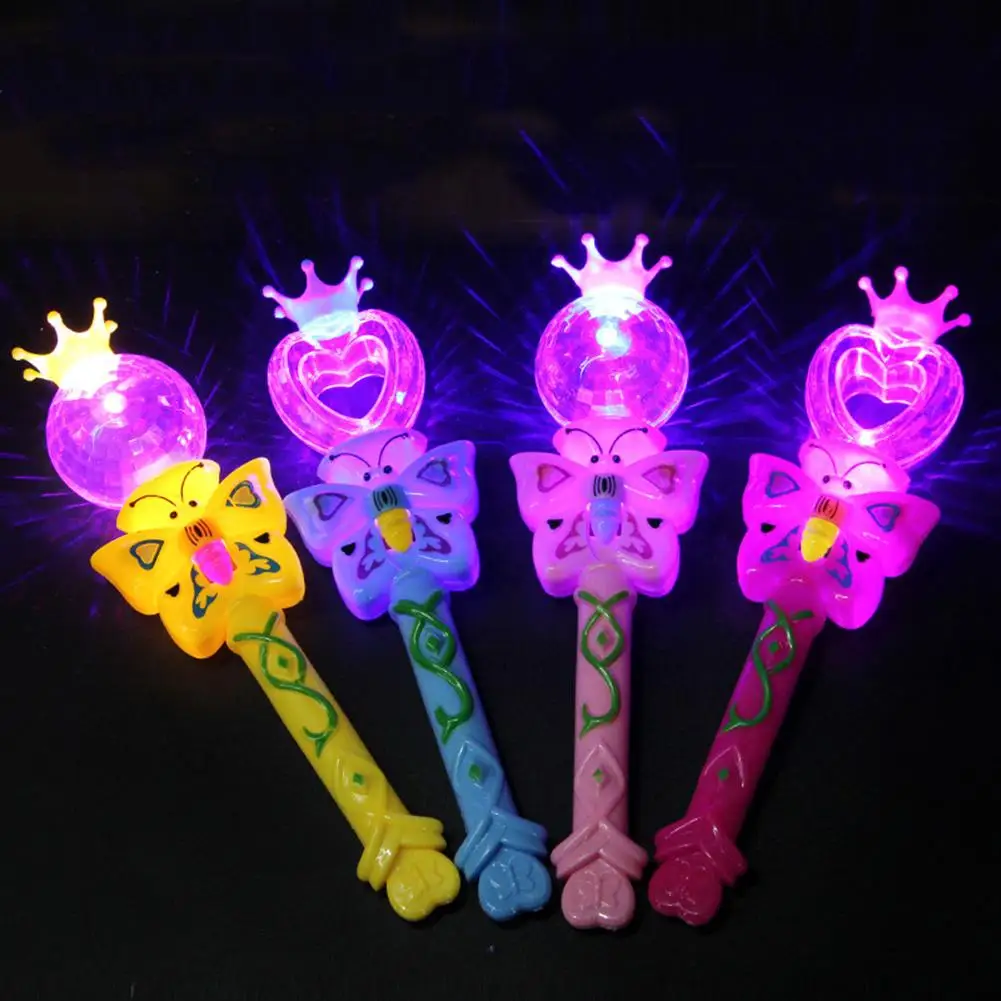 Cartoon Butterfly LED Luminous Stick Magic Projection Wand Kids Toy Party Props Luminous Prop
Cartoon Butterfly LED Luminous Stick Magic Projection Wand Kids Toy Party Props Luminous Prop