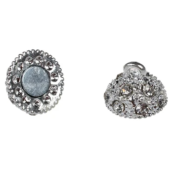 New 5 pcs 10 mm Ball Magnetic Clasp Rhinestone Silver
New 5 pcs 10 mm Ball Magnetic Clasp Rhinestone Silver