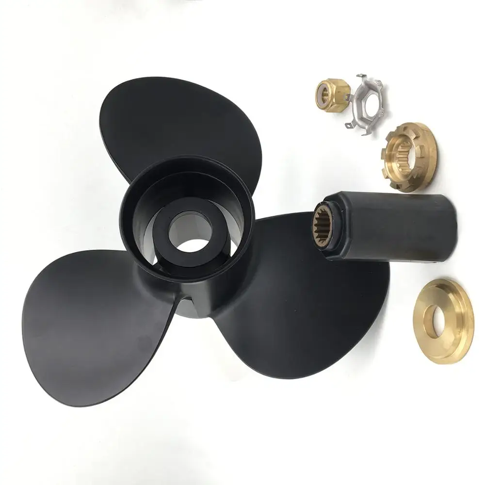 14 1/4x21 for Hidea propellers 150-300HP Interchangeable hub with hub kits 15 teeth aluminium Hidea cheap boat motors propellers
14 1/4x21 for Hidea propellers 150-300HP Interchangeable hub with hub kits 15 teeth aluminium Hidea cheap boat motors propellers
