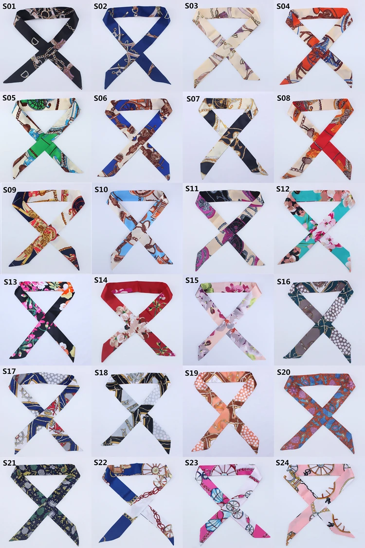 On-Sale 2018 New Arrivals Bag Scarf Print Silk Scarf Women Small Bag Ribbon Fashion Female Hair Ribbons Fashion Handbag Scarves
On-Sale 2018 New Arrivals Bag Scarf Print Silk Scarf Women Small Bag Ribbon Fashion Female Hair Ribbons Fashion Handbag Scarves