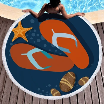 Seaside Vacation Holidays Beach Towels Kids Girl Shawl Fringe Microfiber Round Fabric Bath Towels For Living Room Home Decor 
Seaside Vacation Holidays Beach Towels Kids Girl Shawl Fringe Microfiber Round Fabric Bath Towels For Living Room Home Decor