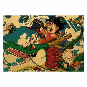 Anime Dragon Ball Kraft Paper Room Decoration Poster Art Wall Sticker Cafe Bar Vintage Decorative Painting 
Anime Dragon Ball Kraft Paper Room Decoration Poster Art Wall Sticker Cafe Bar Vintage Decorative Painting
