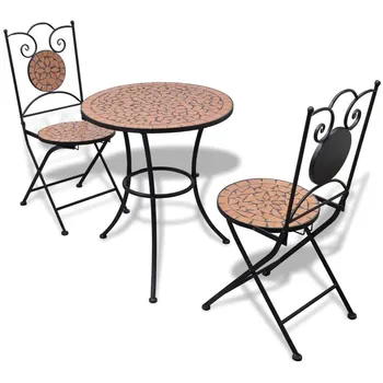 3 Pcs Outdoor Garden Table and Chair Set Dining Set Home Balcony Table Set Ceramic Tile Seats and Table Top Garden Furniture
3 Pcs Outdoor Garden Table and Chair Set Dining Set Home Balcony Table Set Ceramic Tile Seats and Table Top Garden Furniture