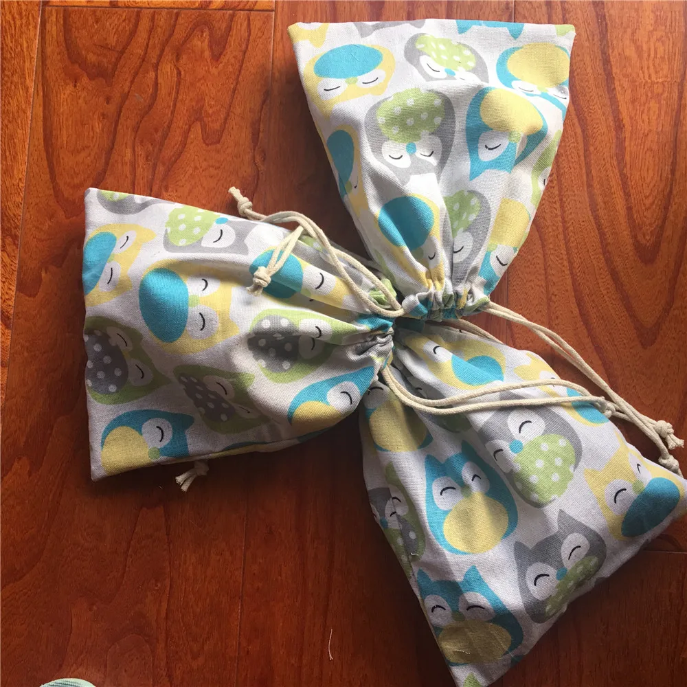 cotton linen drawstring eco multi-purpose bag sorted bag party