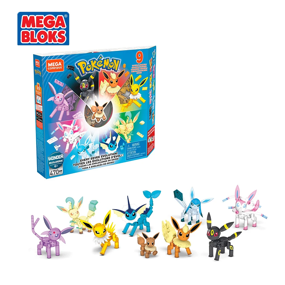MEGA BLOKS Pokemon Series Building Blocks Ibrahimovic Evolution Set Small Block Toy Set Kids Toys Christmas Gift GFV85
MEGA BLOKS Pokemon Series Building Blocks Ibrahimovic Evolution Set Small Block Toy Set Kids Toys Christmas Gift GFV85