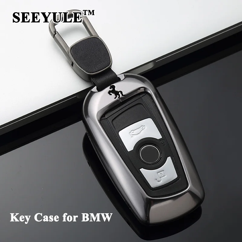 1pc SEEYULE Car Key Case Cover Aluminum Alloy Key Shell Storage Bag Protector for BMW 1 2 3 4 5 6 7 Series X3 X4 M5 M6 GT3 GT5
1pc SEEYULE Car Key Case Cover Aluminum Alloy Key Shell Storage Bag Protector for BMW 1 2 3 4 5 6 7 Series X3 X4 M5 M6 GT3 GT5
