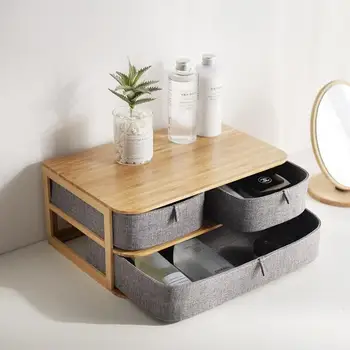Bamboo Cloth cosmetics jewelry Storage Box Wooden Office Desktop Storage Cosmetic Organizer Home Makeup Storage Container
Bamboo Cloth cosmetics jewelry Storage Box Wooden Office Desktop Storage Cosmetic Organizer Home Makeup Storage Container
