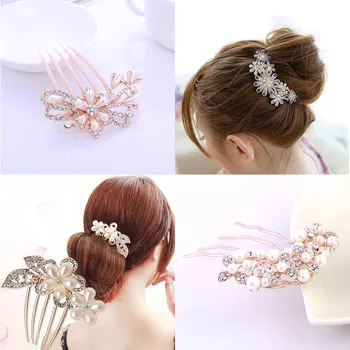 European and American headdress sunflower five teeth rhinestone insert comb hair ornament pearl headdress bride hair comb
European and American headdress sunflower five teeth rhinestone insert comb hair ornament pearl headdress bride hair comb