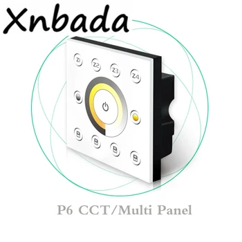 P6 Multi zone CT Color Touch Panel Dimmer LED Strip Color Temperature Controller Output DMX512 Signal AC85V-265V
P6 Multi zone CT Color Touch Panel Dimmer LED Strip Color Temperature Controller Output DMX512 Signal AC85V-265V