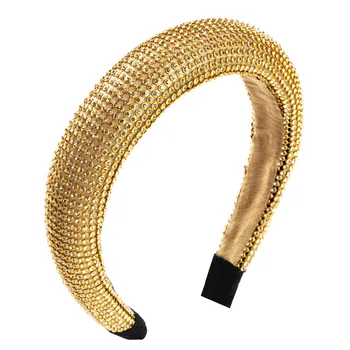 Gold White Black Full Cover Rhinestone Padded Headband Women Crown Hairband Women Hair Accessories Super Shining Hair Hoop
Gold White Black Full Cover Rhinestone Padded Headband Women Crown Hairband Women Hair Accessories Super Shining Hair Hoop