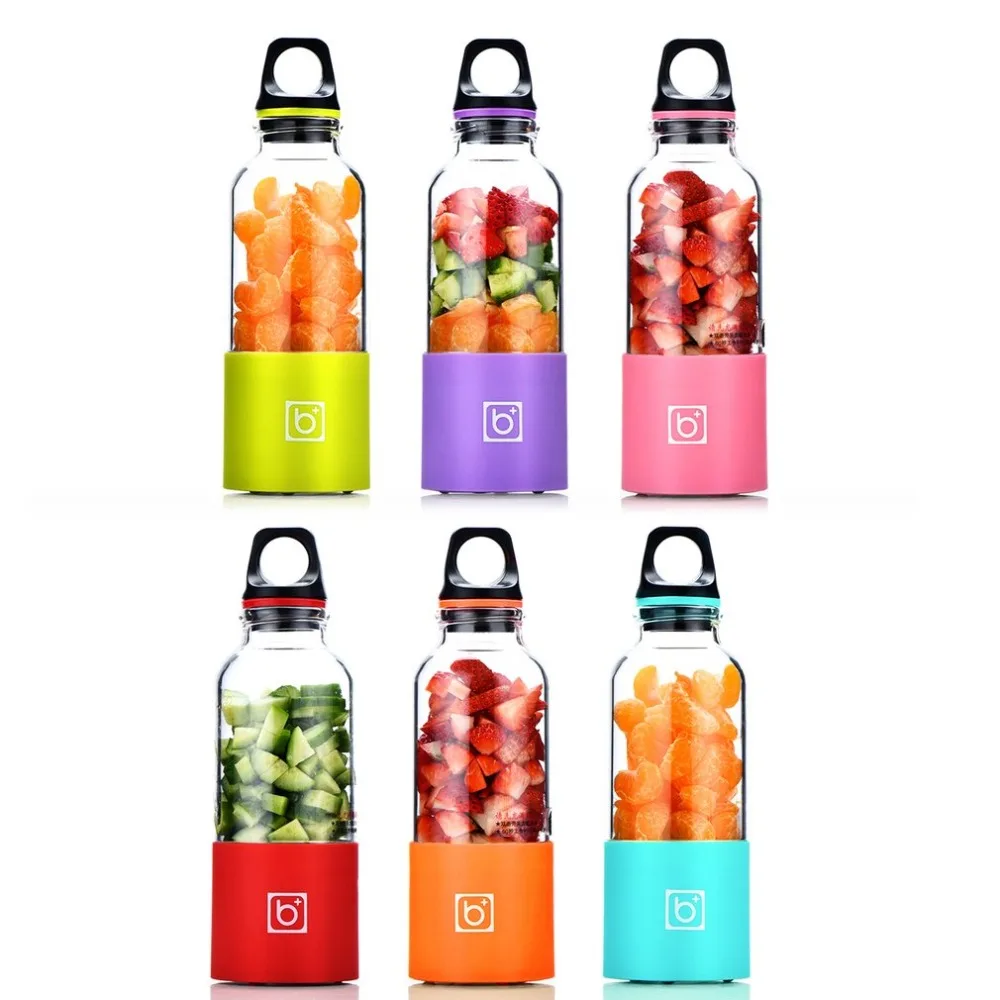 

500ML Portable Electric Juicer Cup USB Rechargeable Automatic Vegetables Fruit Juice Maker Bottle Juice Extractor Blender Mixer