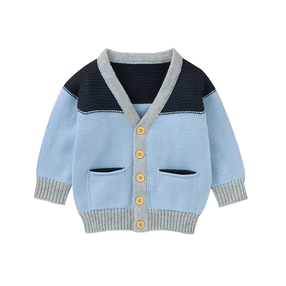 WenaZao Infant Newborn Toddler Baby Boys Autumn Winter Warm Tunic Blue Gray Patchwork Button Down Sweater Knitted Pocket Tops
WenaZao Infant Newborn Toddler Baby Boys Autumn Winter Warm Tunic Blue Gray Patchwork Button Down Sweater Knitted Pocket Tops