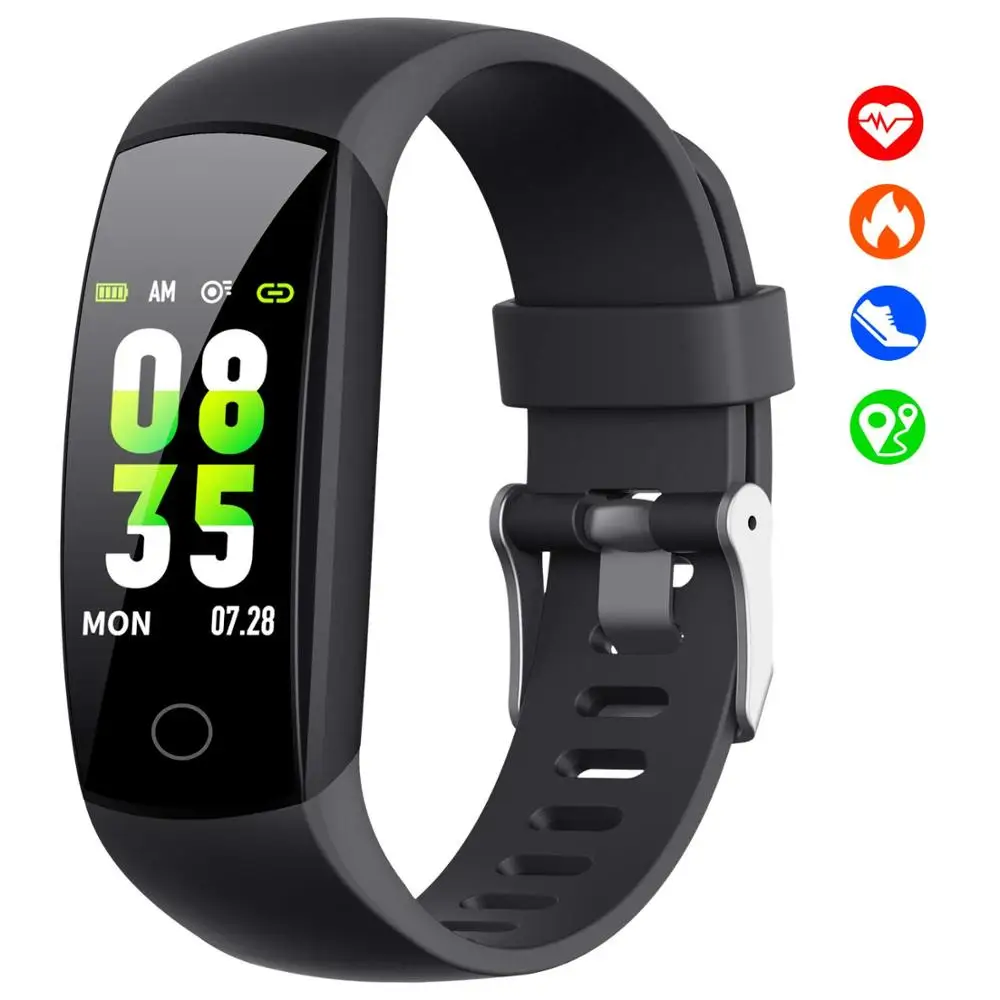ZEEKEE fitness wristband with heart rate monitor, 2020 fitness tracker watch with blood pressure monitor, sleep monitoring
ZEEKEE fitness wristband with heart rate monitor, 2020 fitness tracker watch with blood pressure monitor, sleep monitoring