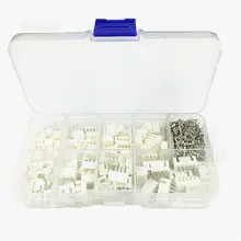 230 pces tjc3 xh2.54 2p 3p 4p 5 pinos 2.54mm passo terminal kit/carcaça/pino encabeçamento jst conector conectores de fio adaptador xh kits(China)
