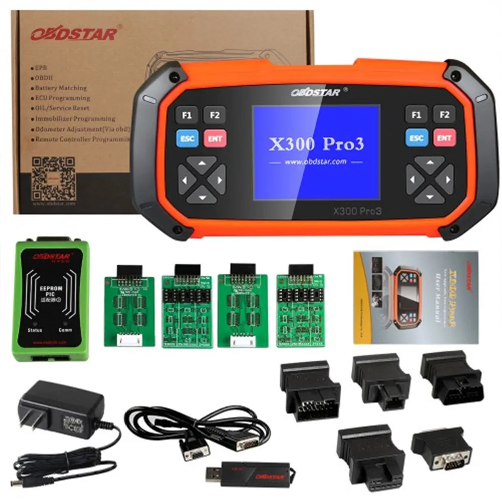 OBDSTAR X300 Pro3 ключевой программист с иммобилайзером + регулировка одометра EEPROM/PIC OBDII